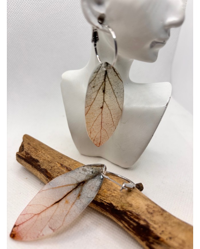 EDICIÓN LIMITADA pendientes artesanos de hoja natural