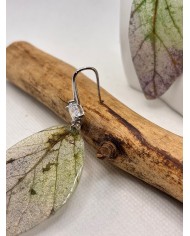 EDICIÓN LIMITADA pendientes artesanos de hoja natural