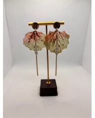 EDICIÓN LIMITADA pendientes artesanos de hoja natural