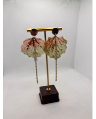 EDICIÓN LIMITADA pendientes artesanos de hoja natural