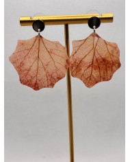 EDICIÓN LIMITADA pendientes artesanos de hoja natural