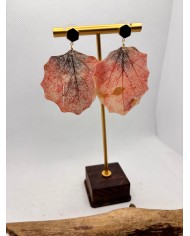 EDICIÓN LIMITADA pendientes artesanos de hoja natural