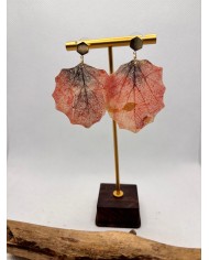 EDICIÓN LIMITADA pendientes artesanos de hoja natural