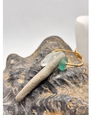 EDICIÓN PENDIENTES DE CRISTAL MARINO