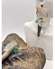 EDICIÓN PENDIENTES DE CRISTAL MARINO