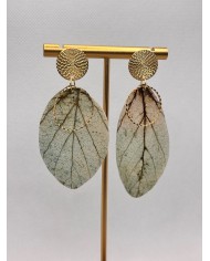 EDICIÓN LIMITADA pendientes artesanos de hoja