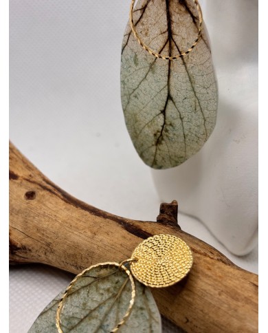 EDICIÓN LIMITADA pendientes artesanos de hoja natural