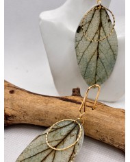 EDICIÓN LIMITADA pendientes artesanos de hoja