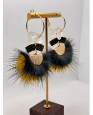 EDICIÓN LIMITADA pendientes artesanos de cristal marino