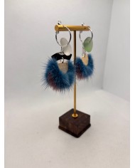 EDICIÓN LIMITADA pendientes artesanos  de cristal marino