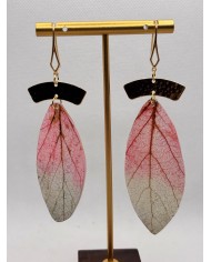 EDICIÓN LIMITADA pendientes artesanos de hoja natural