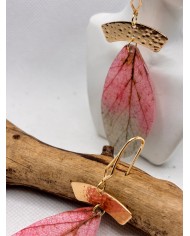 EDICIÓN LIMITADA pendientes artesanos de hoja natural