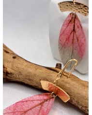 EDICIÓN LIMITADA pendientes artesanos de hoja natural
