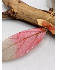 EDICIÓN LIMITADA pendientes artesanos de hoja natural