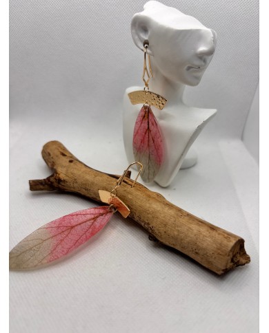 EDICIÓN LIMITADA pendientes artesanos de hoja natural