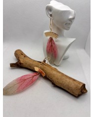 EDICIÓN LIMITADA pendientes artesanos de hoja natural