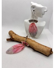 EDICIÓN LIMITADA pendientes artesanos de hoja natural