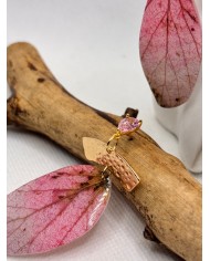 EDICIÓN LIMITADA pendientes artesanos de hoja natural esqueletizada