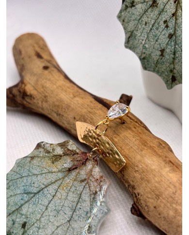 EDICIÓN LIMITADA pendientes de hoja natural esqueletizada