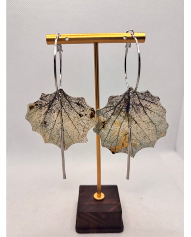 EDICIÓN LIMITADA PENDIENTES ARTESANOS DE HOJA NATURAL