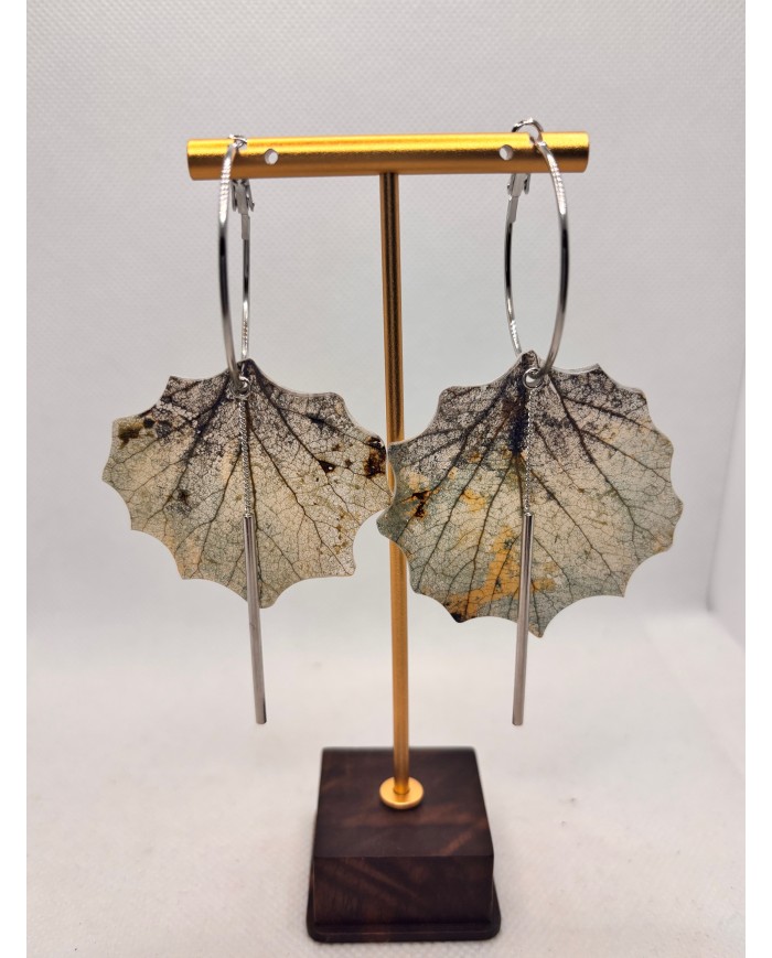 EDICIÓN LIMITADA PENDIENTES ARTESANOS DE HOJA NATURAL