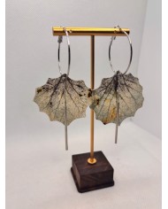 EDICIÓN LIMITADA PENDIENTES ARTESANOS DE HOJA NATURAL