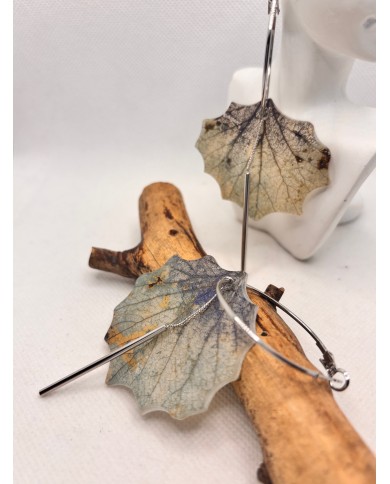 EDICIÓN LIMITADA PENDIENTES ARTESANOS DE HOJA NATURAL