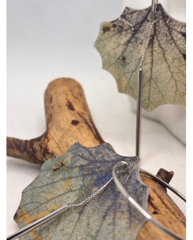 EDICIÓN LIMITADA PENDIENTES ARTESANOS DE HOJA NATURAL