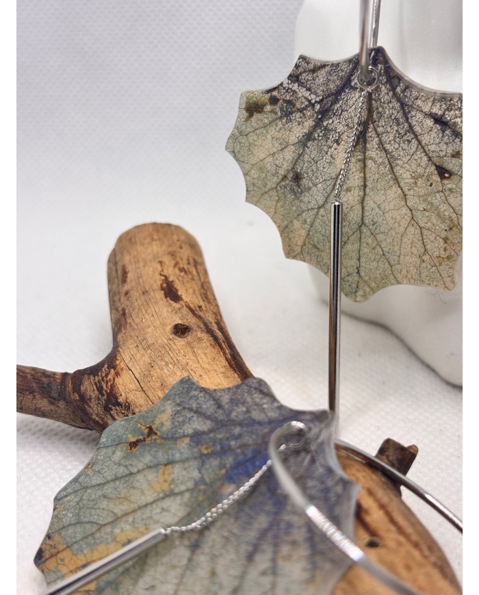 EDICIÓN LIMITADA PENDIENTES ARTESANOS DE HOJA NATURAL