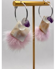 EDICIÓN ESPECIAL DE PENDIENTES DE CRISTAL MARINO