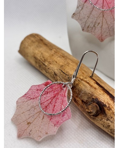 EDICIÓN ESPECIAL pendientes artesanos de hoja natural
