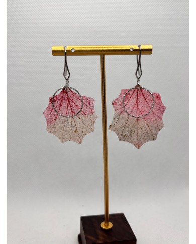 EDICIÓN ESPECIAL pendientes artesanos de hoja natural