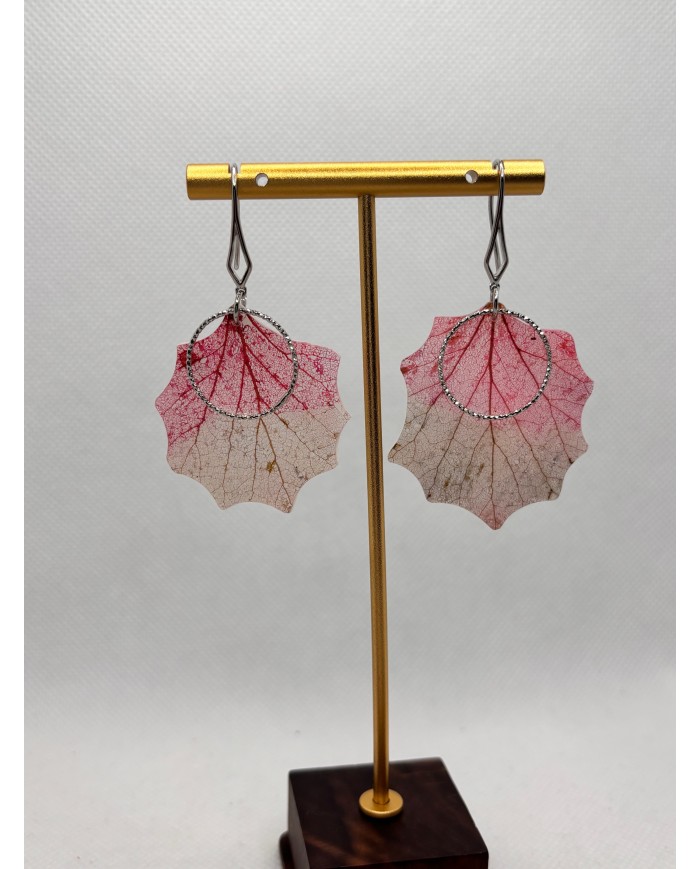 EDICIÓN ESPECIAL pendientes artesanos de hoja natural