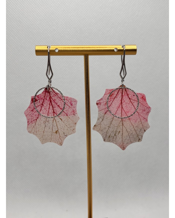EDICIÓN ESPECIAL pendientes artesanos de hoja natural