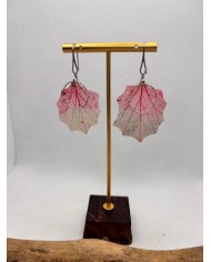 EDICIÓN ESPECIAL pendientes artesanos de hoja natural