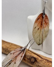 EDICIÓN LIMITADA pendientes artesanos de hoja natural