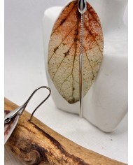 EDICIÓN LIMITADA pendientes artesanos de hoja natural