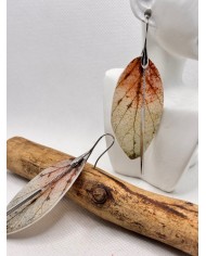 EDICIÓN LIMITADA pendientes artesanos de hoja natural