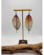 EDICIÓN LIMITADA pendientes artesanos de hoja natural