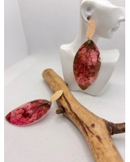 EDICIÓN ESPECIAL pendientes artesanos de hoja natural