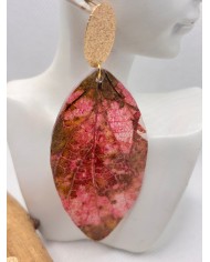 EDICIÓN ESPECIAL pendientes artesanos de hoja natural