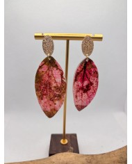 EDICIÓN ESPECIAL pendientes artesanos de hoja natural