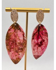 EDICIÓN ESPECIAL pendientes artesanos de hoja natural