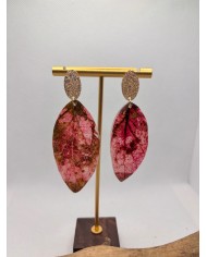 EDICIÓN ESPECIAL pendientes artesanos de hoja natural