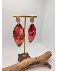 EDICIÓN ESPECIAL pendientes artesanos de hoja natural