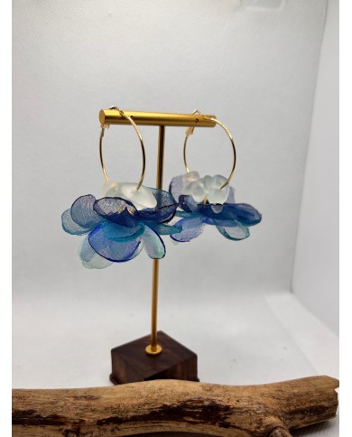 EDICIÓN LIMITADA pendientes artesanos de cristal marino