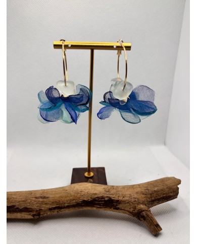 EDICIÓN LIMITADA pendientes artesanos de cristal marino