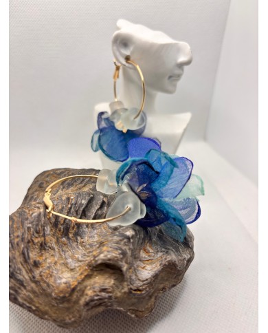 EDICIÓN LIMITADA pendientes artesanos de cristal marino