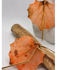 EDICIÓN LIMITADA pendientes artesanos de hoja natural