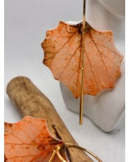 EDICIÓN LIMITADA pendientes artesanos de hoja natural